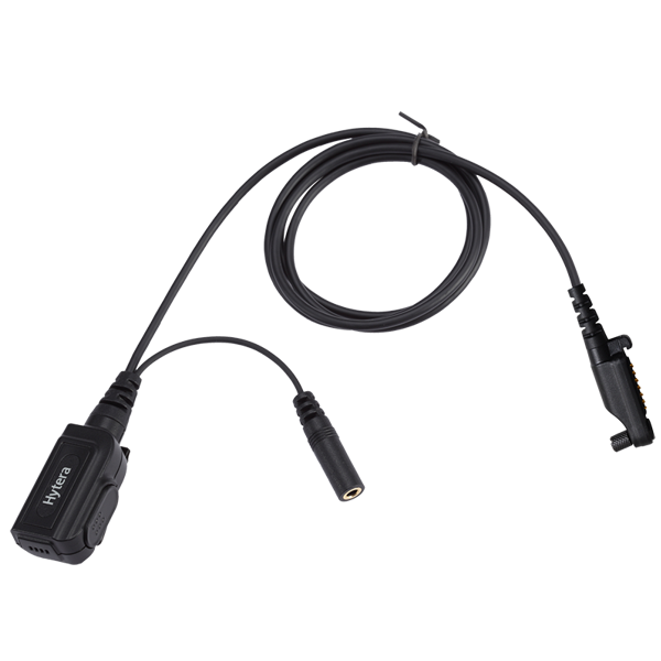 Hytera ACN‑01 PTT & Mic Cable | 16‑Pin, 3.5mm Earpiece Adapter, IP54