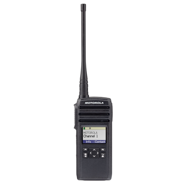 Motorola DTR700 Digital On-Site Two-Way Radio | License-Free Business Radio with 1-to-1 Calling