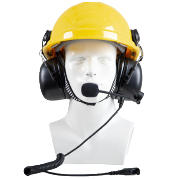 Hytera ECN50-P Helmet Headset with Noise-Cancelling Mic | HP6 HP7 Compatible