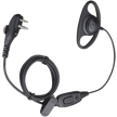 Hytera EHM15‑A D‑Style Earpiece with In‑Line Mic & VOX | 2‑Pin Audio