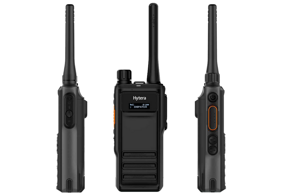 Hytera HP602 – Compact DMR Two‑Way Radio (OLED, IP67, Bluetooth/GPS Optional)