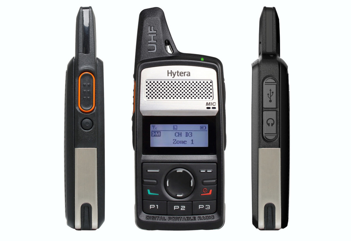 Hytera PD362 – Ultra‑Slim DMR Two‑Way Radio (Compact, Business Use)