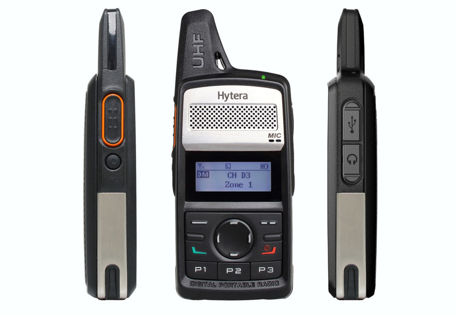 Hytera PD362 – Ultra‑Slim DMR Two‑Way Radio (Compact, Business Use)