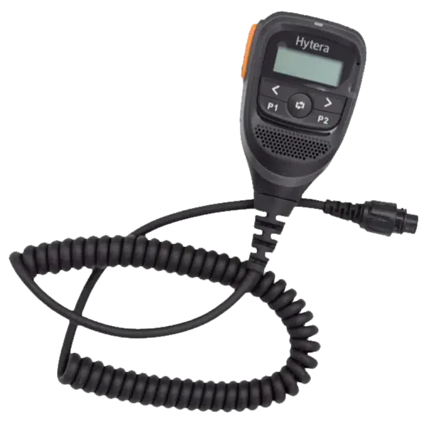 Hytera SM25A1 Remote Speaker Microphone with LCD Display | IP54 Mobile Radio Mic