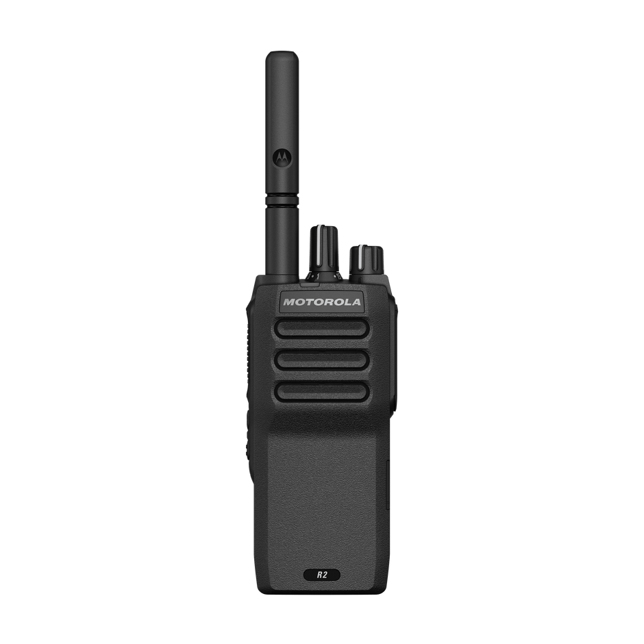 Motorola MOTOTRBO R2 Digital Two-Way Radio | UHF/VHF Portable Business Radio with IP55 Protection